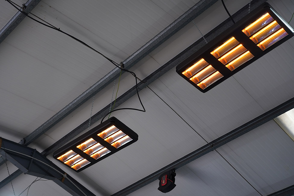 Implementation of Infrared Heating within a Car Garage