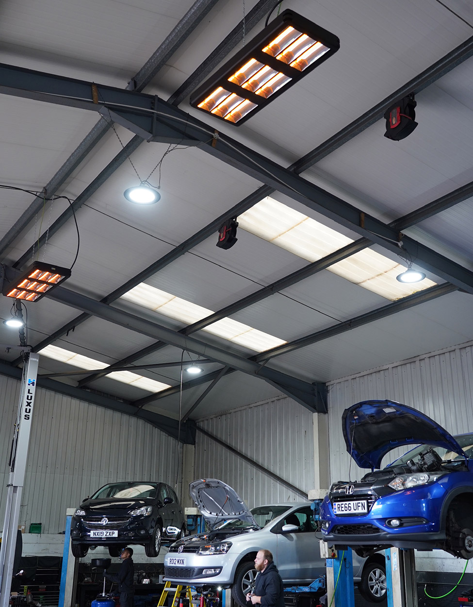 Infrared Heating Solutions for Car Garages