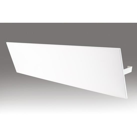 Shadow Crystal 600W Infrared Glass Panel Heater - White