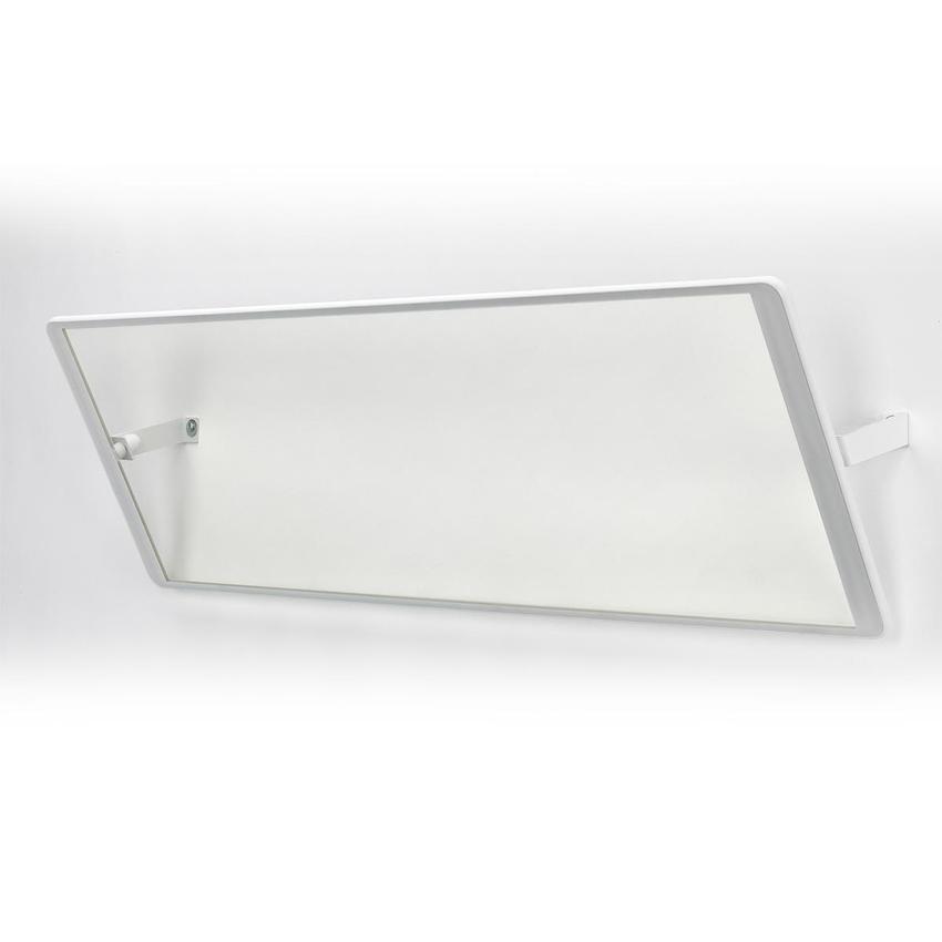 Shadow Crystal 1000W Infrared Glass Panel Heater - Clear Glass 