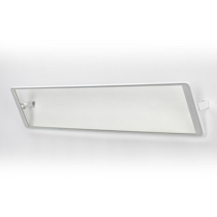 Shadow Crystal 600W Infrared Glass Panel Heater - Clear Glass 