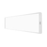 Shadow Crystal 800W Infrared Glass Panel Heater - Clear Glass 